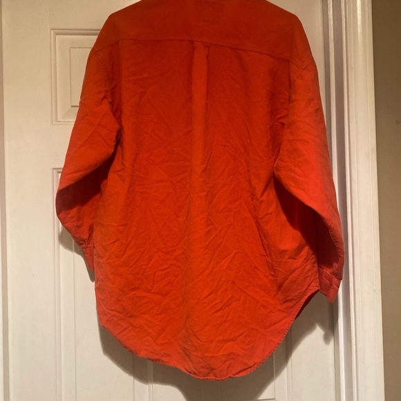 Red Woody Woodpecker Long Sleeve Button Down Shirt Size Medium - Picture 5 of 5